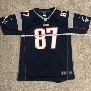 NFL Youth XL Navy New England Patriots Gronk Jersey